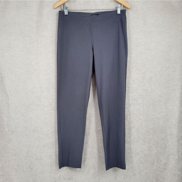 Eileen Fisher Stretch Crepe Pants Gray Women's Size Small - Picture 1 of 12